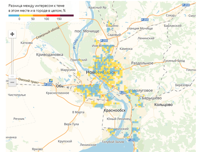 Новосибирск станция мочище карта