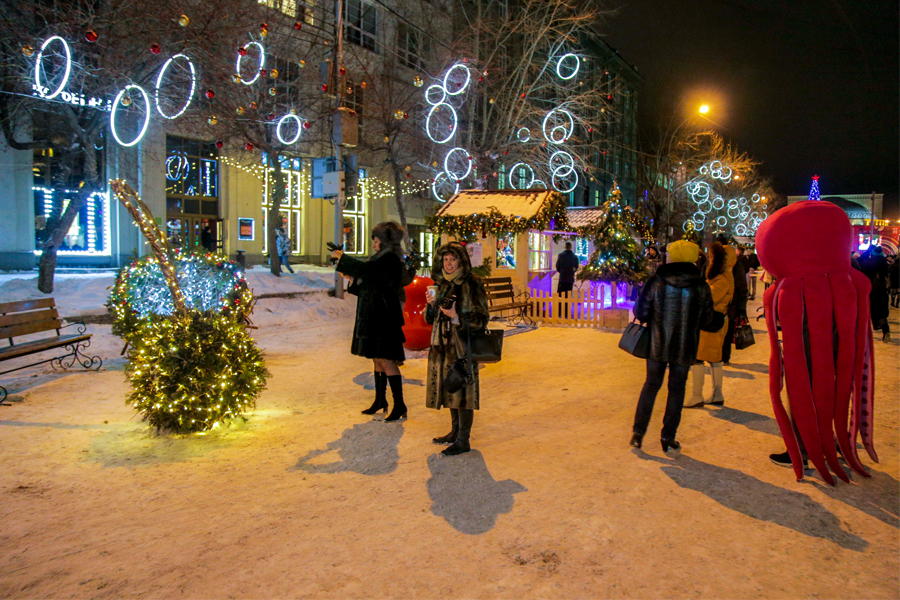 Улица Новый Год Картинка