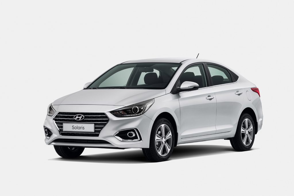 Hyundai Solaris лидирует в областном рейтинге новых автомобилей
