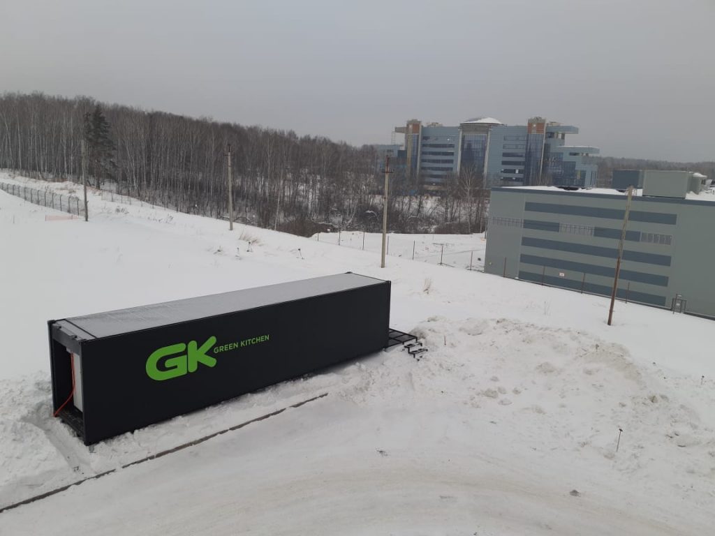 На территории Биотехнопарка устанавливают «GREEN KITCHEN»