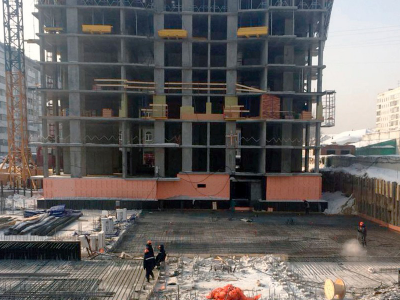 Строительная площадка ЖК «Расцветай на Гоголя».