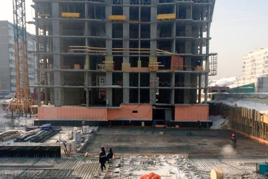 Строительная площадка ЖК «Расцветай на Гоголя».