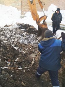 Безответственные строители вновь обесточили посёлок Мошково