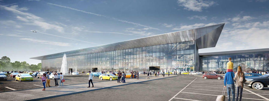 Новый аэровокзальный комплекс аэропорта Толмачёво 