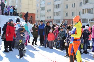 В центре масленичных гуляний
