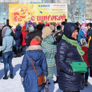 В центре масленичных гуляний