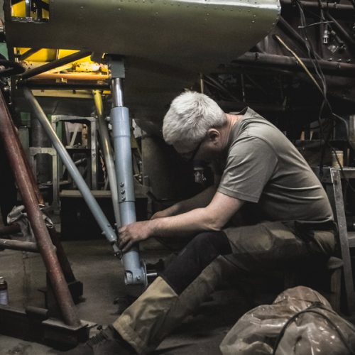 Сотрудники НГТУ-НЭТИ восстанавливают сбитый истребитель И-16