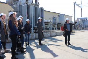 Студенты факультета энергетики НГТУ побывали с ознакомительной экскурсией на подстанции АО «РЭС»