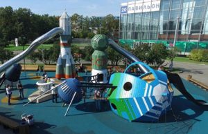 Детская площадка в Центральном парке будет оборудована в научной тематике