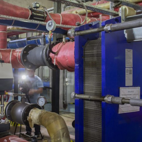 СГК строит линии циркуляции горячего водоснабжения в Пашино