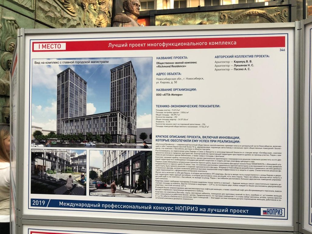 RICHMOND Residence вошёл в топ-лист актуальной российской архитектуры