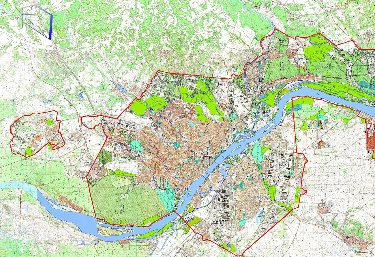 Генеральный план застройки новосибирска до 2030 года карта