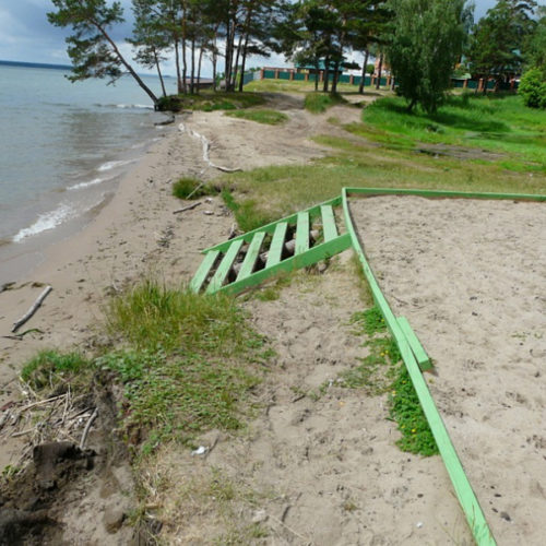 Федералов снова просят укрепить берега новосибирского водохранилища