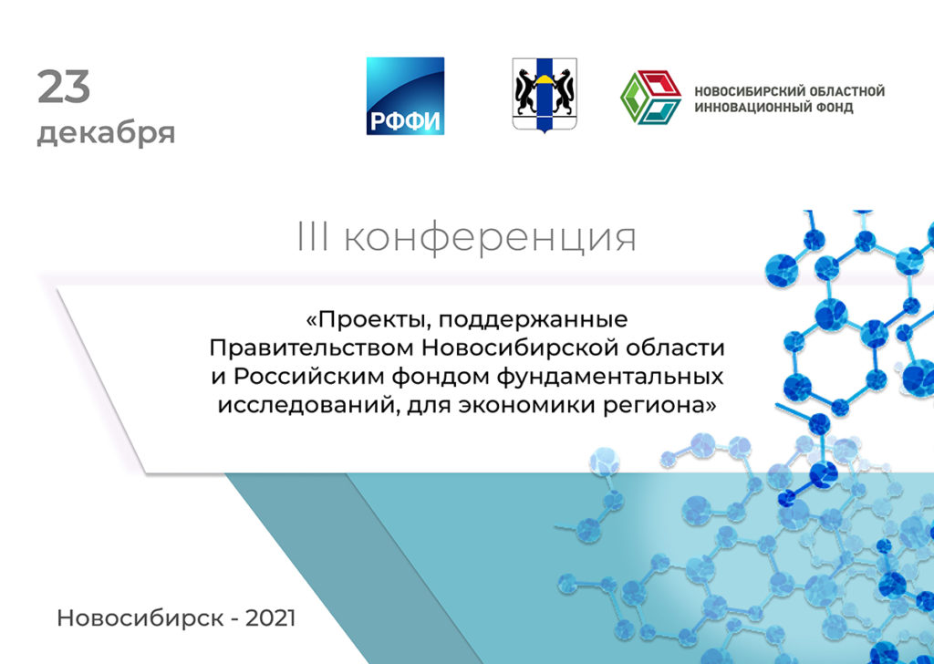 Конференция «Проекты, поддержанные Правительством НСО и РФФИ, для экономики региона»