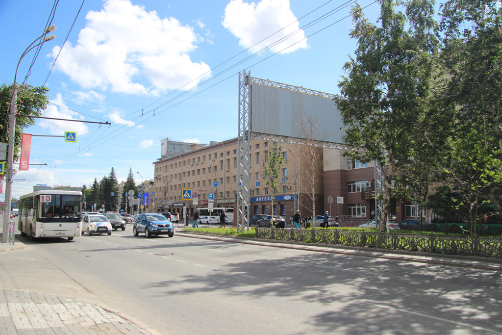Центр Новосибирска полностью зачистят от крупногабаритной наружной рекламы