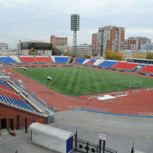 В Новосибирске реконструируют стадион «Спартак»