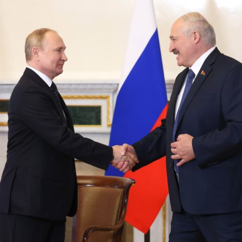 встреча Путина и Лукашенко в Минске
