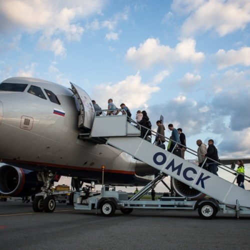 рекорд пассажиропотока в аэропорту Омска