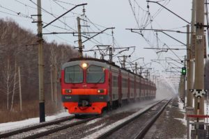 электричка Новосибирск-Татарская