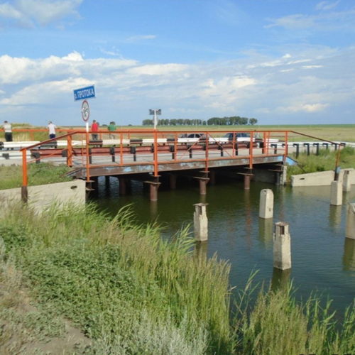 Строительство моста в Новосибирской области