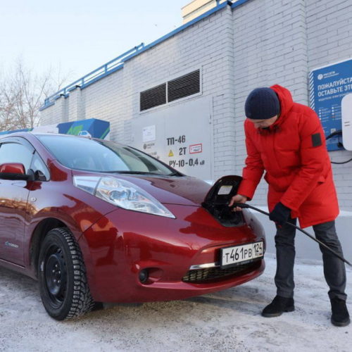 зарядить электромобиль в Красноярске