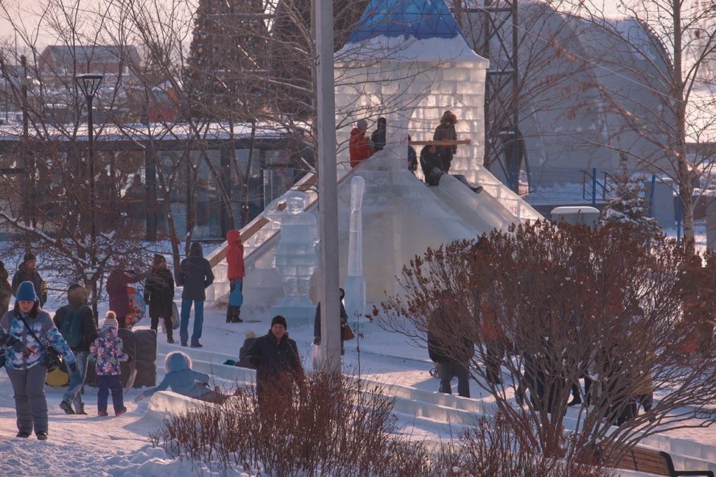 Зимние горки новосибирцы потребовали от депутатов Госдумы