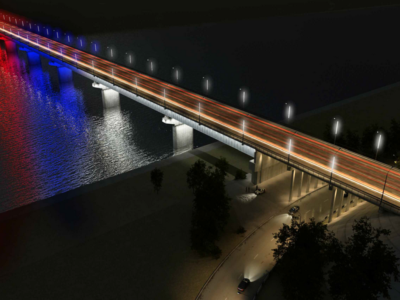 ремонт моста через Томь