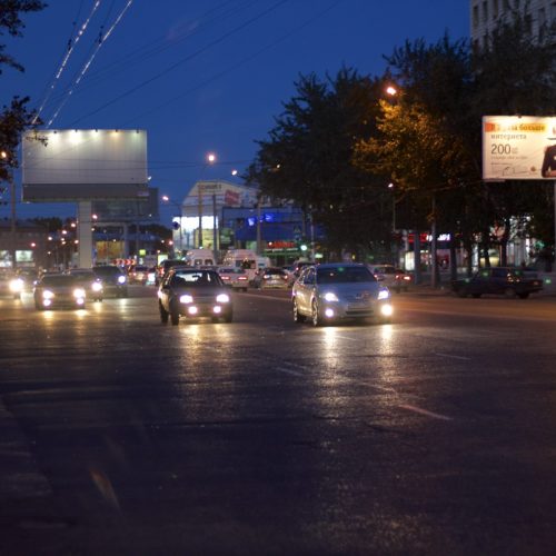 освещение улиц Новосибирска