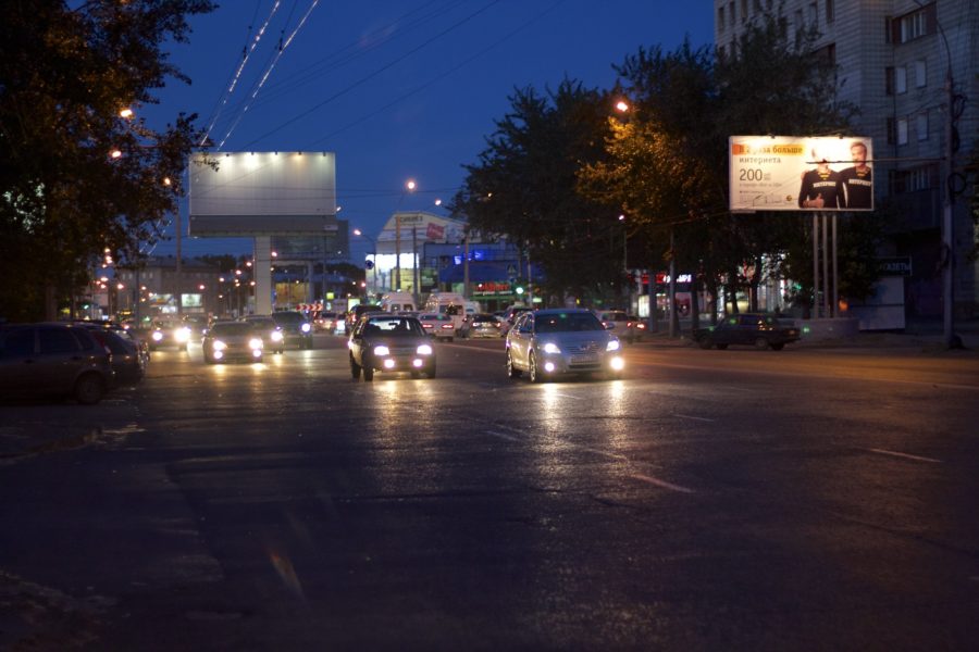 освещение улиц Новосибирска
