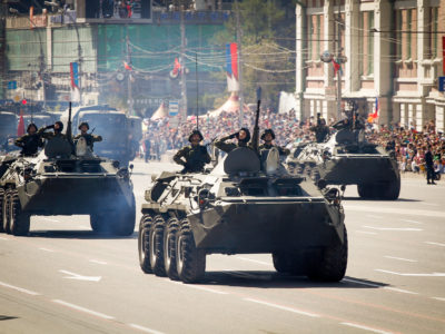 парад Победы в Новосибирске