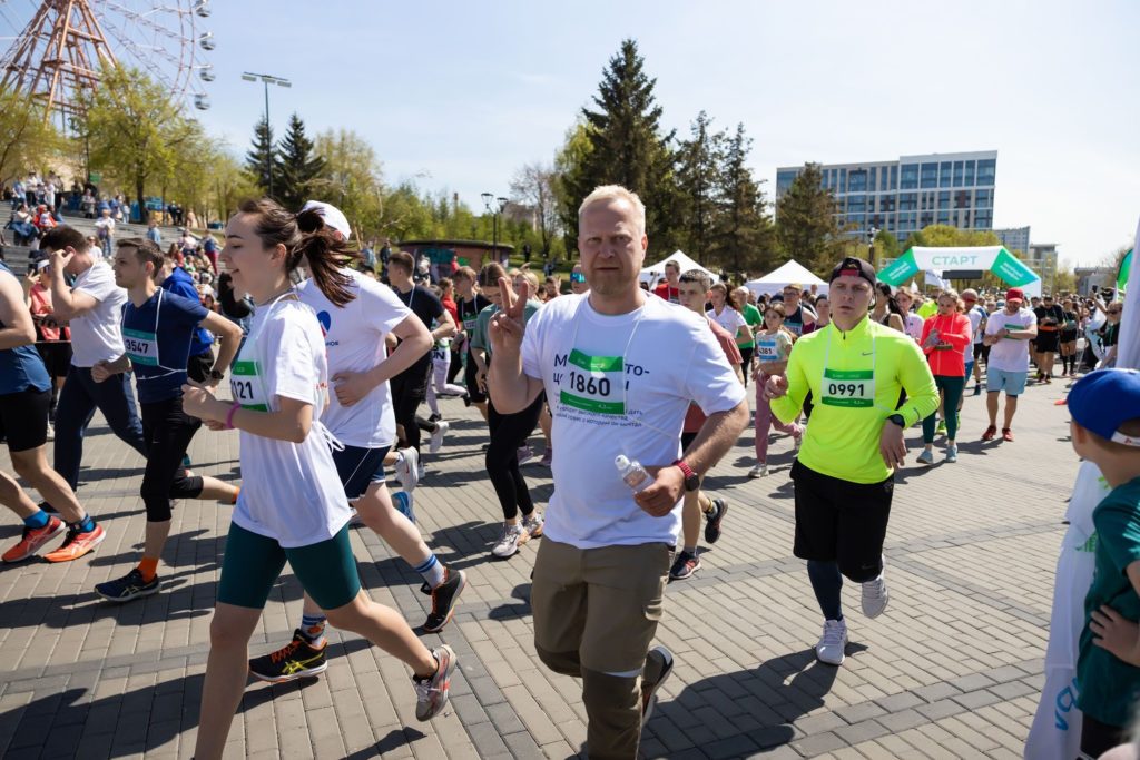 Зеленый марафон Сбера в Новосибирске