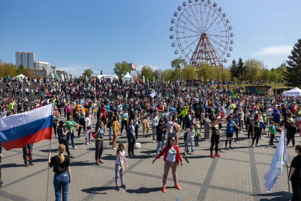 Зеленый марафон Сбера в Новосибирске