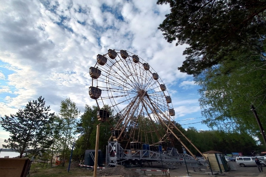 В Новосибирске откроется мобильное колесо обозрения на территории парка отдыха «Звезда»