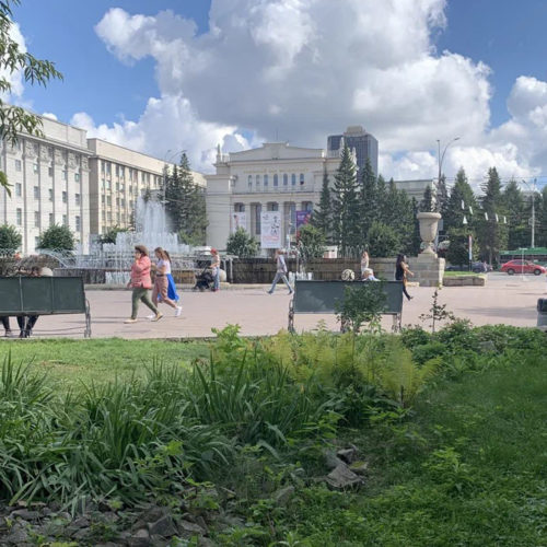 В Новосибирске ищут нового подрядчика для благоустройства Первомайского сквера