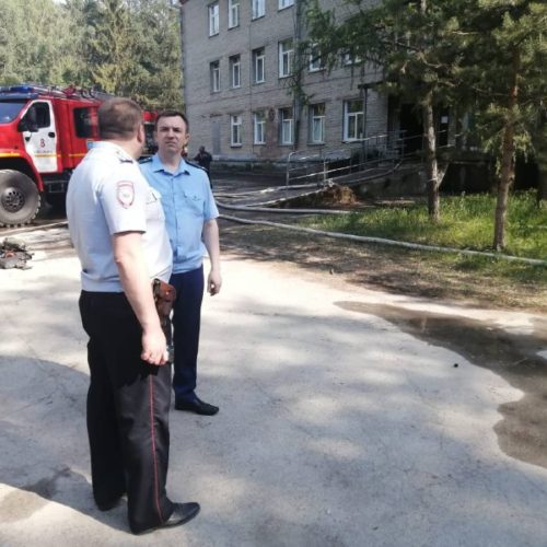 Прокуратура организовала проверку по факту пожара в Центральной клинической больнице в Новосибирске