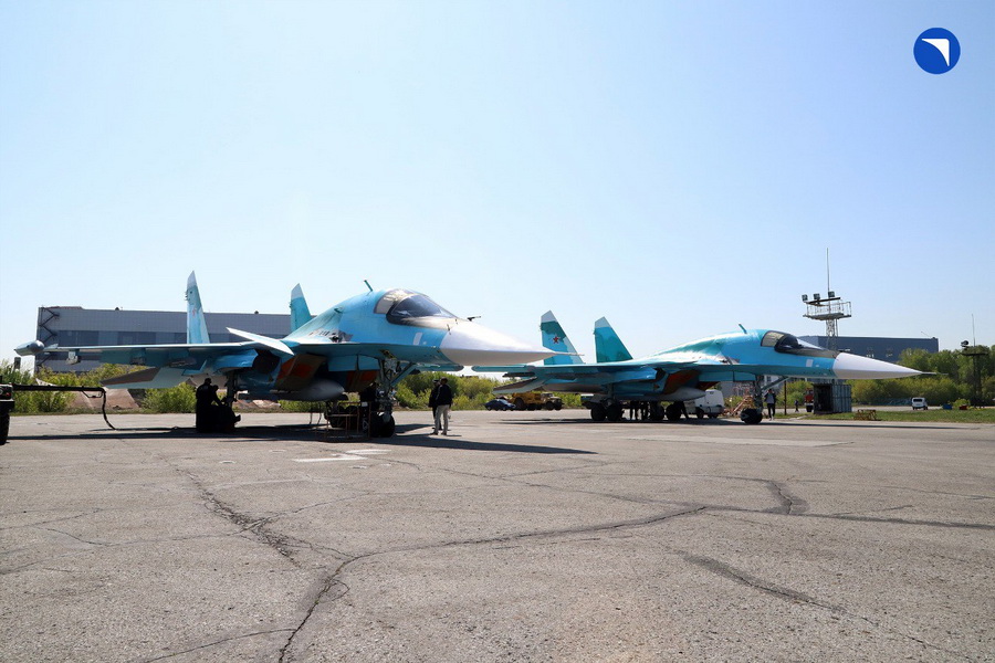 Сделанные в Новосибирске бомбардировщики Су-34 переданы Минобороны