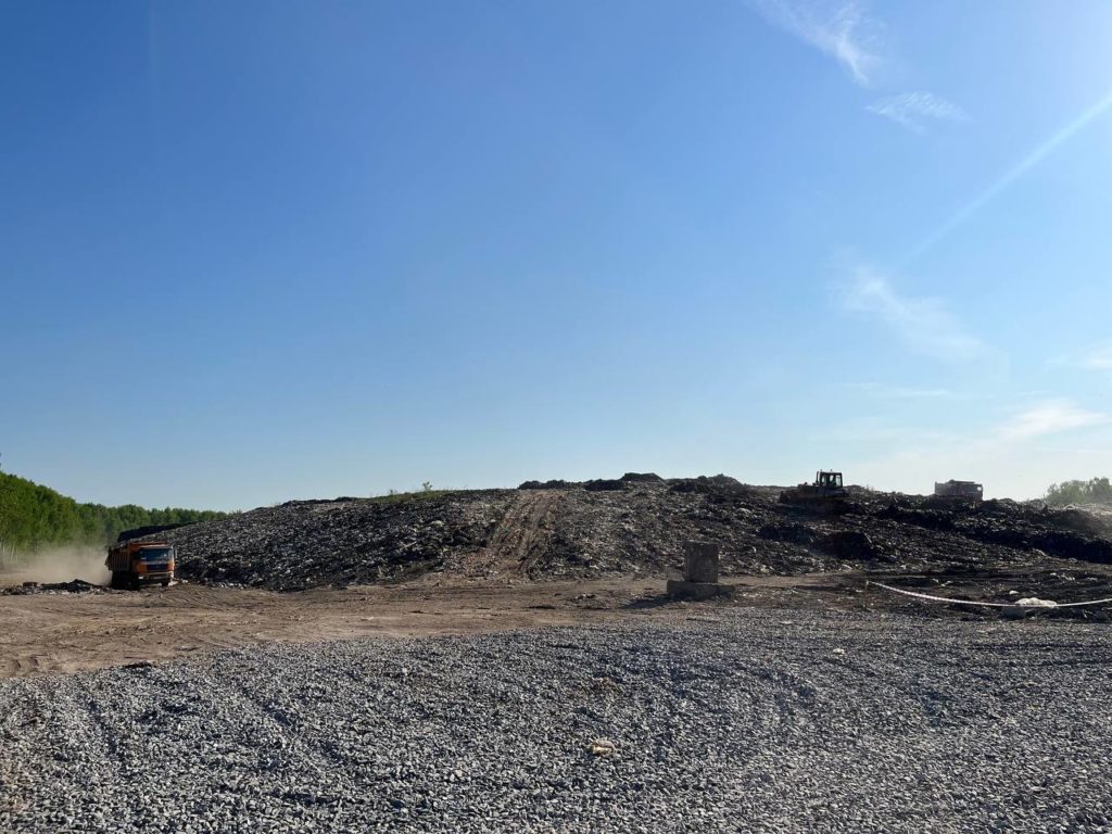 Ликвидация свалки в микрорайоне Пашино идет по нацпроекту с опережением графика
