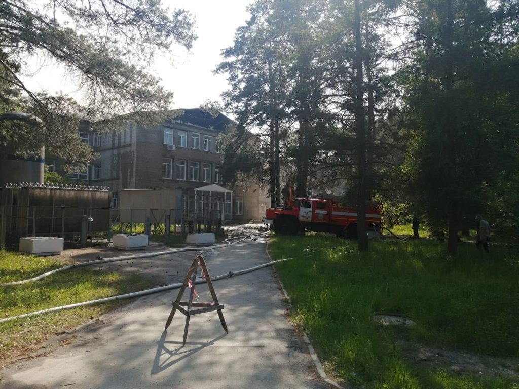 Короткое замыкание названо вероятной причиной пожара в больнице в Новосибирске