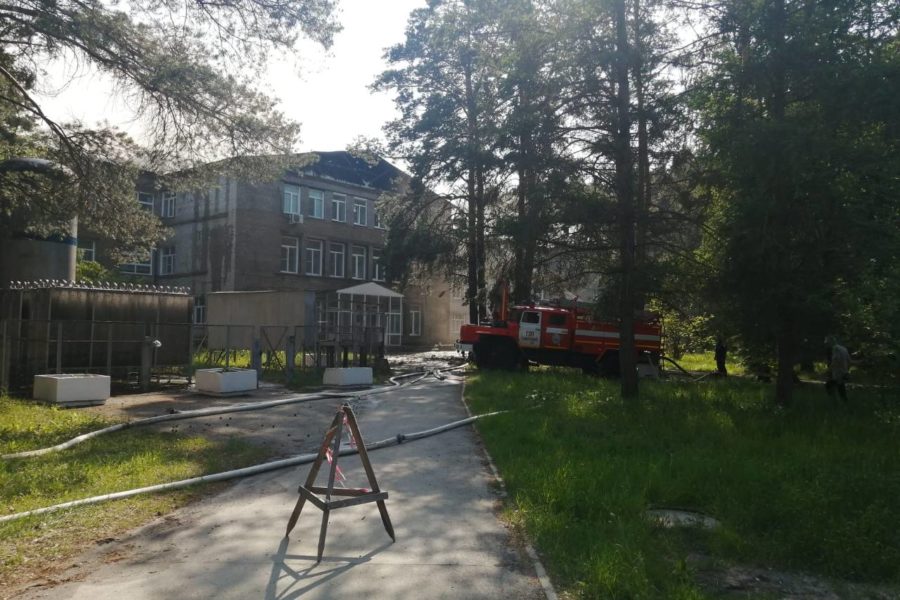 Короткое замыкание названо вероятной причиной пожара в больнице в Новосибирске