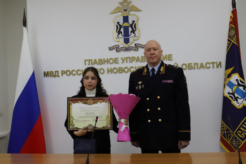 Глава МВД  наградил подростка из Новосибирска за мужество при задержании преступника