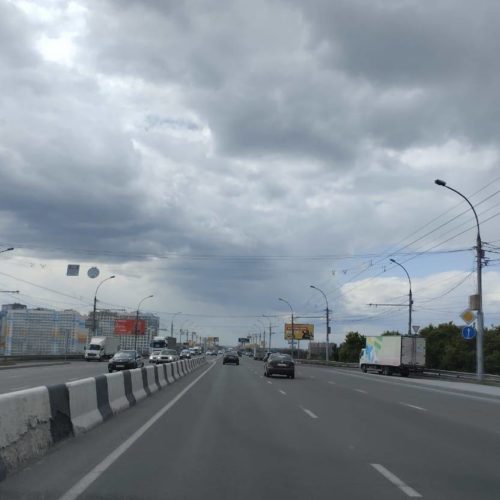 На Димитровском мосту появятся выделенные полосы для общественного транспорта