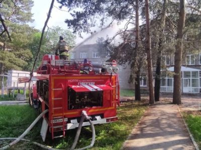 Сгоревшую больницу СО РАН восстановят через несколько месяцев