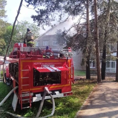 Сгоревшую больницу СО РАН восстановят через несколько месяцев