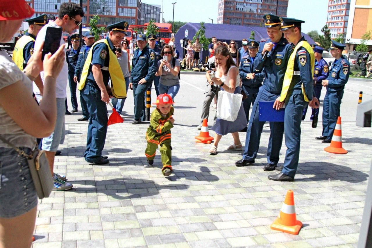 Соревнования спасателей в Новосибирске