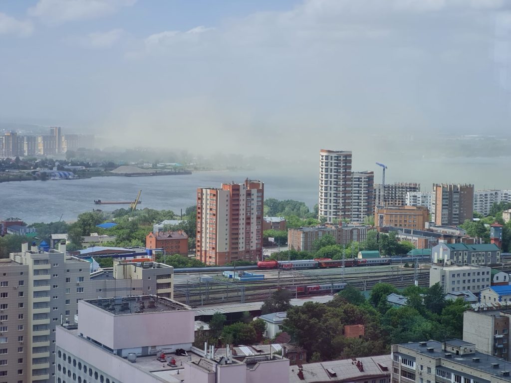 В Новосибирске ожидают дождь и шквалистый ветер