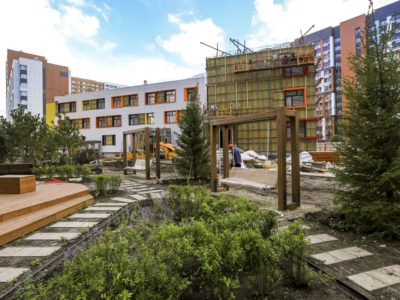Строительство детского сада в Дзержинском районе завершится к концу года