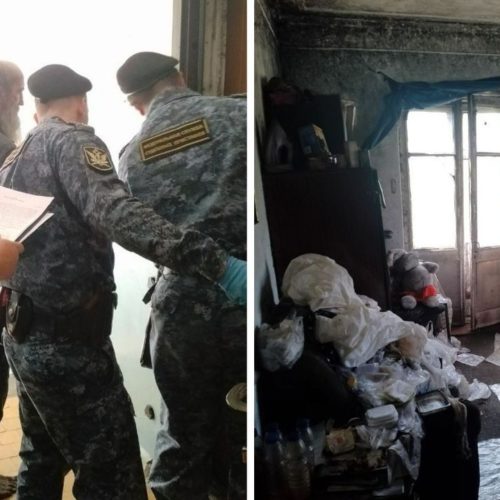 Мужчину с тараканами выселили из квартиры судебные приставы Новосибирска