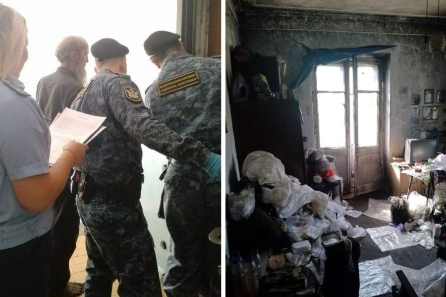 Мужчину с тараканами выселили из квартиры судебные приставы Новосибирска