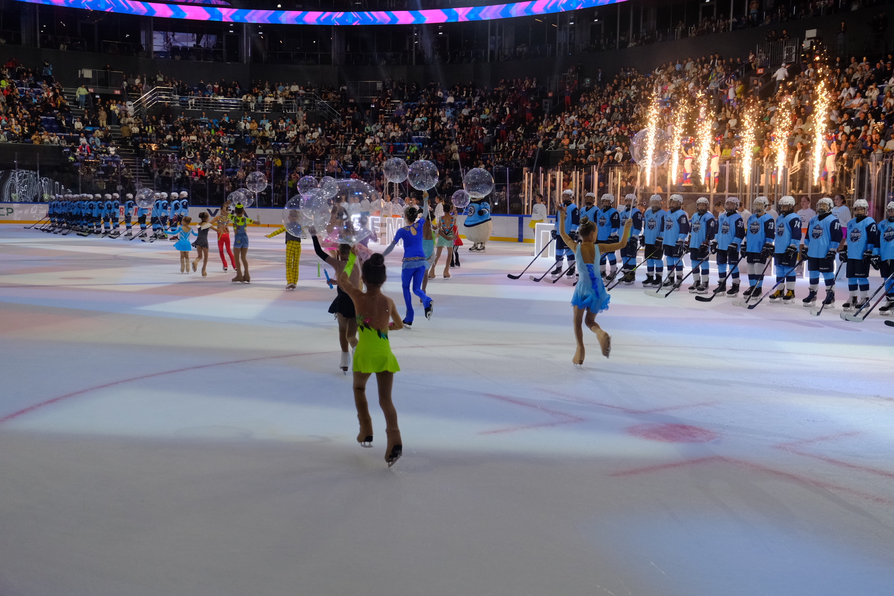 открытие новой ледовой арены в Новосибирске