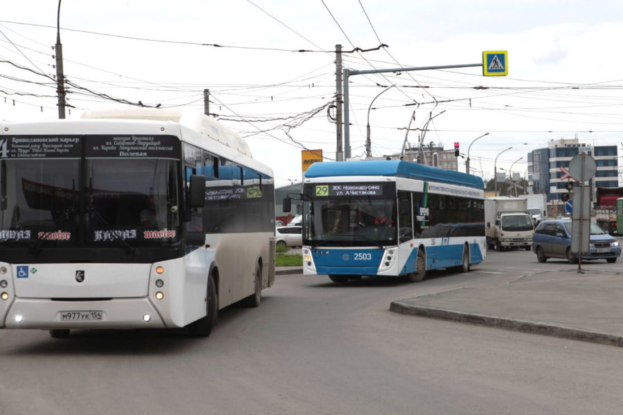 С 1 сентября в Новосибирске запущен новый троллейбусный маршрут № 29